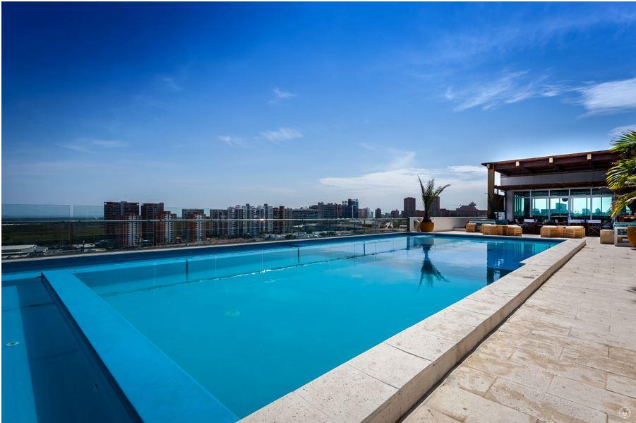 Ghl Collection Barranquilla Hotel מראה חיצוני תמונה Rooftop pool at the hotel